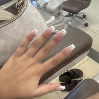 CeCe Nails & Spa - Liquid gel full set with frenchies - Nail Salons Near Me - Gilbert, Arizona