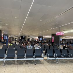 Gate E waiting area