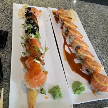 Cha Cha Sushi - Giants roll (left) - Sushi Bars Near Me - San Jose, California Cha Cha Sushi - Giants roll (left) - Sushi Bars Near Me - San Jose, California