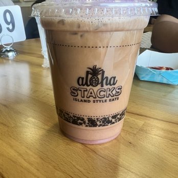 Aloha Stacks - Iced Ube Latte - Pancakes Near Me - El Monte, California