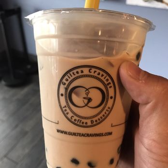 Guiltea Cravings - House Milk Tea - 25% sweetener, add boba +50cents - Coffee & Tea Near Me - San Diego, California