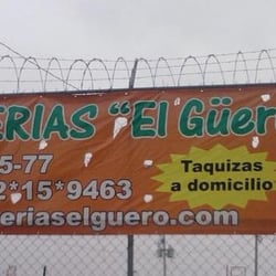 Tacos El Güero - Just a banner with a little Mexican info