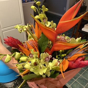 Adrimar Flowers - Stunning tropical arrangement - Florists Near Me - Annapolis, Maryland Adrimar Flowers - Stunning tropical arrangement - Florists Near Me - Annapolis, Maryland