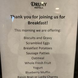 Nice full breakfast, friendly employees, good coffee Nice full breakfast, friendly employees, good coffee