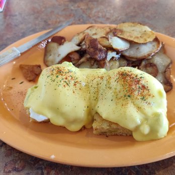 Henhouse Cafe - Texas Benedict (Cornbread) - American Near Me - Mesa, Arizona Henhouse Cafe - Texas Benedict (Cornbread) - American Near Me - Mesa, Arizona
