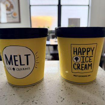 Melt Ice Creams - Pint - Texas Lavender Honey Crunch Pint - Peach Cobbler Cheesecake - Desserts Near Me - Fort Worth, Texas