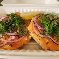 Poppy Bagels - Lox bagel