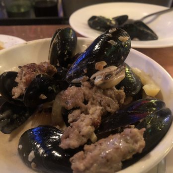 Fat Cats - Mussels with sausage! - New American Near Me - Cleveland, Ohio