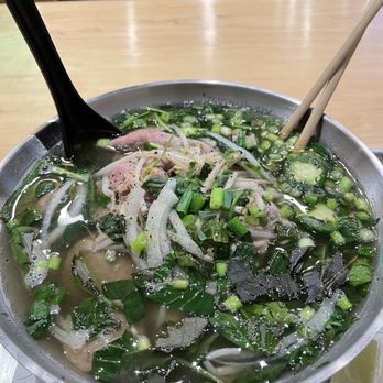 The Pho Fix - Beef Combo Pho. It was good and this was the first time I would see my Pho was made right in front of me. - Vietnamese Near Me - Houston, Texas