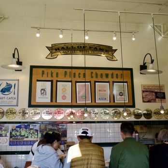 Pike Place Chowder - Dinning area - Seafood Near Me - Seattle, Washington Pike Place Chowder - Dinning area - Seafood Near Me - Seattle, Washington
