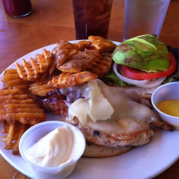 Olympic Cafe - Chicken Club...this was not the best club NOR did it come like a club...served on a burger bun...just meh. - Seafood Near Me - Kapaa, Hawaii Olympic Cafe - Chicken Club...this was not the best club NOR did it come like a club...served on a burger bun...just meh. - Seafood Near Me - Kapaa, Hawaii