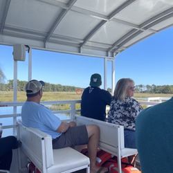 Barnacle Bill's Wild Pony Boat Tours - The closest our boat got to the ponies in the 2-hour tour.