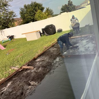 L&R Construction Pool & Concrete - 1 guy floating and 1 guy using a  wheel barrel. - Pool & Hot Tub Service Near Me