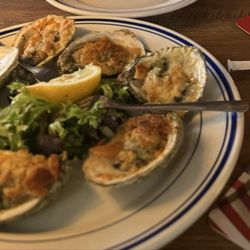 Grilled oysters