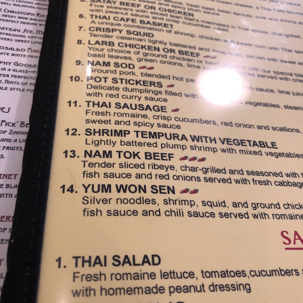 Thai Cafe - Appetizer menu - Thai Near Me - Wake Forest, North Carolina Thai Cafe - Appetizer menu - Thai Near Me - Wake Forest, North Carolina