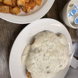Chicken fried steak. YUM!!