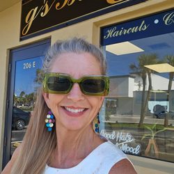 Hello, my name is Gina. I am the owner/master stylist at g's Beachside Salon. I have 42 years of experience, and am also an educator.