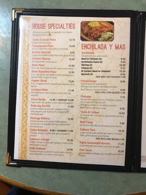 Menu photo 2 La Cabana Restaurant Smithville, TX Menu photo 2 La Cabana Restaurant Smithville, TX