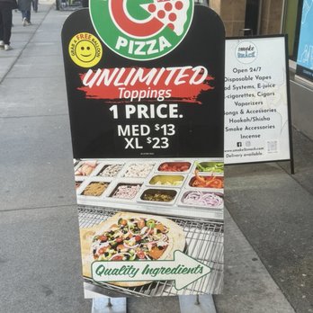 Freshslice Pizza - Outside sign - Pizza Near Me - Vancouver, British Columbia