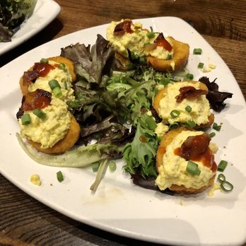 Local Goat - Deep Fried Deviled Eggs - New American Near Me - Pigeon Forge, Tennessee