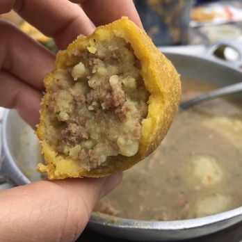 Mi Pais - Beef empanada and sopa patacón - Grocery Near Me - Malvern, Pennsylvania