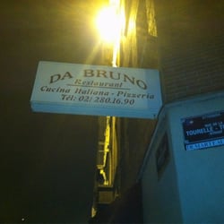 Da Bruno - Outside at night