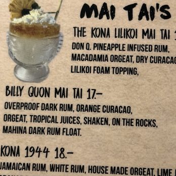Kona Steak and Seafood - Mai tai's - Seafood Near Me - Monterey, California Kona Steak and Seafood - Mai tai's - Seafood Near Me - Monterey, California