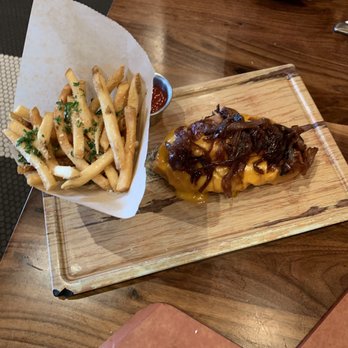 Maggie McFly's | Springfield - Onion Cheddar Bratwurst - American Near Me - Springfield, Virginia
