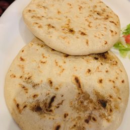 Pupusas were decent and came with salsa and curtido.