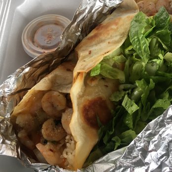 8 Wonder - Look at this Shrimp Burrito - Mexican Near Me - Maui, Hawaii
