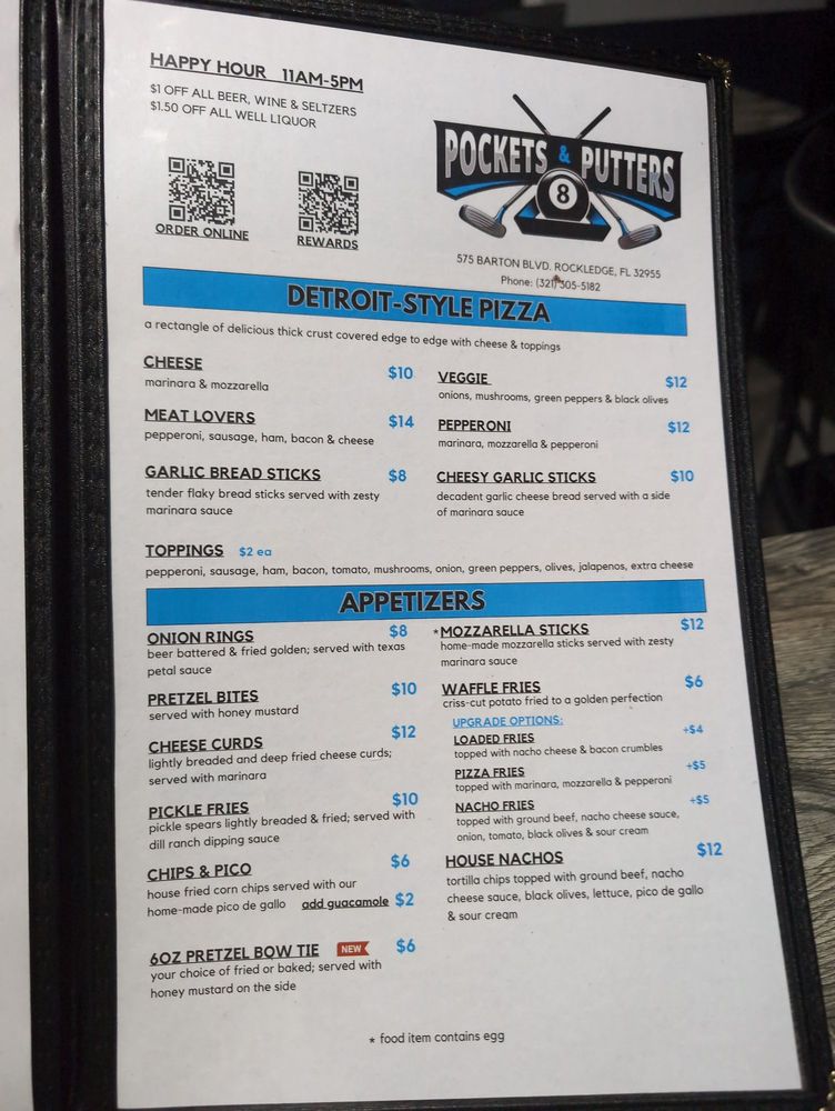 Pockets and Putters Logo