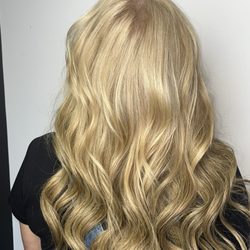 T. Wesley Salon - Blonde extensions by Dena Jones
