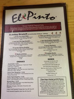 Menu photo 4 El Pinto Albuquerque, NM