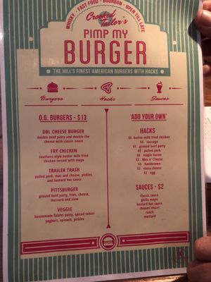 Menu photo 2 Crooked Tailor Castle Hill, NSW