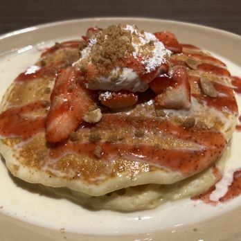 Snooze, an A.M. Eatery - Strawberry Shortcake Pancakes - Breakfast & Brunch Near Me - Tempe, Arizona