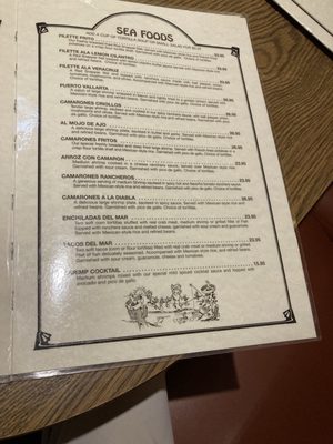 Menu photo 8 La Capilla Mexican Restaurant La Palma, CA