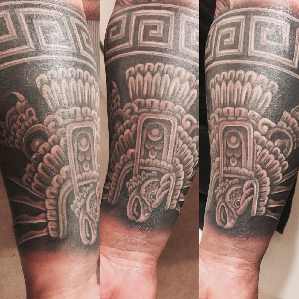 Cuauhtemoc symbol ..Last righteous. Brave leader of the MEXICA Empire..(aka) Aztecs....13