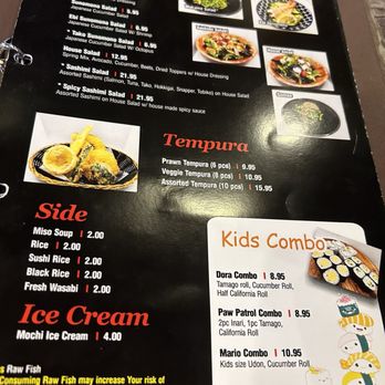 Kodo Sushi Sake - Menu - Sushi Bars Near Me - Chandler, Arizona