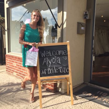 The Bustle - Greeted with a personalized chalkboard and champagne! - Bridal Near Me - Del Mar, California The Bustle - Greeted with a personalized chalkboard and champagne! - Bridal Near Me - Del Mar, California