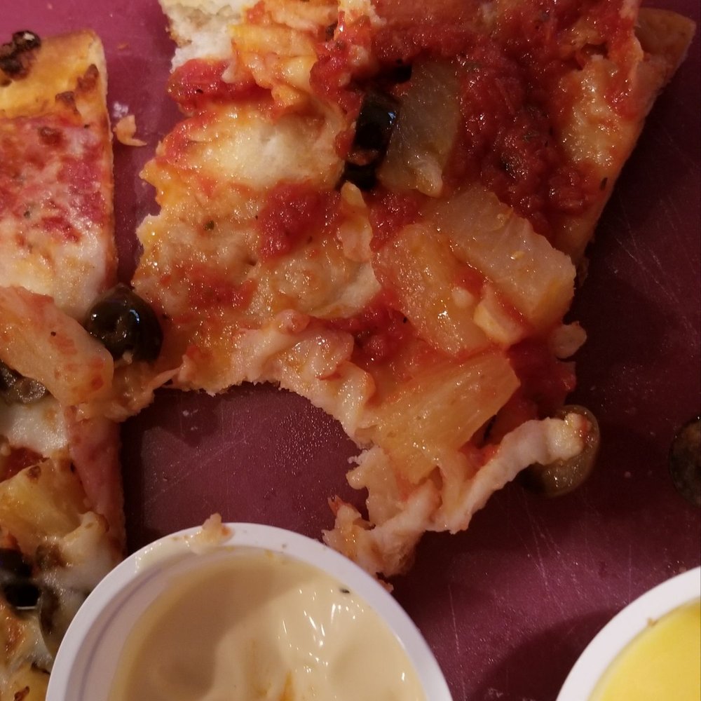 Papa Johns Pizza - Tried my best to make it work, but it just disintegrated into mush. According to the owner, this was made how they direct it to be made? - Pizza Near Me - Olympia, Washington Papa Johns Pizza - Tried my best to make it work, but it just disintegrated into mush. According to the owner, this was made how they direct it to be made? - Pizza Near Me - Olympia, Washington
