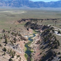 Sky Time Helicopter Air Tours - Owens River near Hot Creek