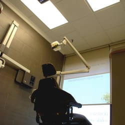 Pringle Creek Dental - State of the art operatory with ceiling mounted televisions.