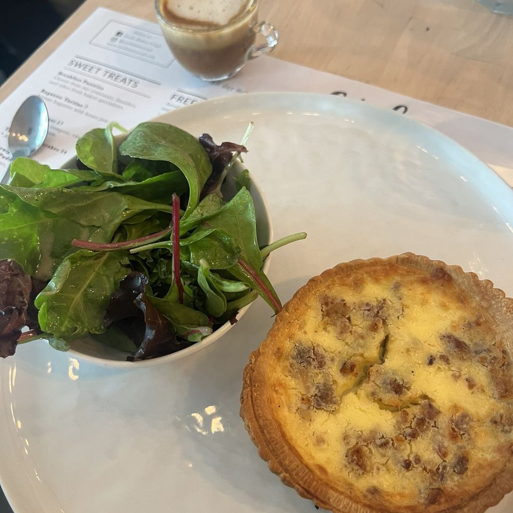 Cecile Bakery + Cafe - Quiche Lorraine SO GOOD! The crust is so flaky and buttery but not overwhelmingly thick (just perfect!) - Bakeries Near Me - Miami, Florida