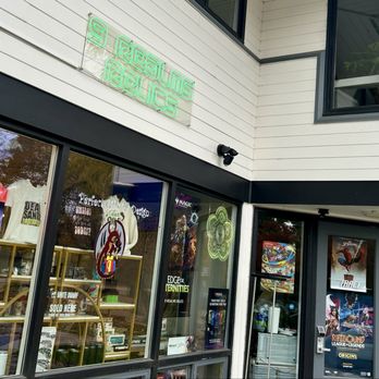 9 Realms Relics - Front of the 9 Realms Relics building. - Hobby Shops Near Me - Boise, Idaho