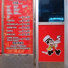 Taco and Meat Menu
