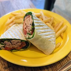 Le Petit Café - October 22, 2023; Tuna Wrap.