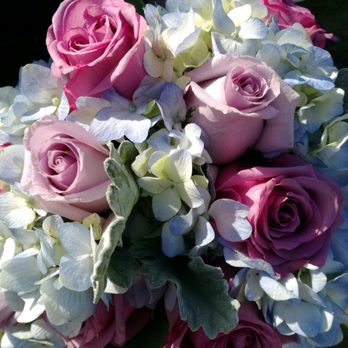 Adelaide's - A breathtaking bridesmaid bouquet designed by Craig from Adelaides. He combined the bride's love of purple with the grooms favorite blue. - Florists Near Me - La Jolla, California Adelaide's - A breathtaking bridesmaid bouquet designed by Craig from Adelaides. He combined the bride's love of purple with the grooms favorite blue. - Florists Near Me - La Jolla, California