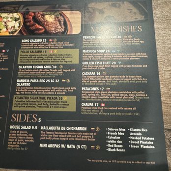 Cilantro Latin Fusion - Venezuelan Near Me - Columbus, Ohio