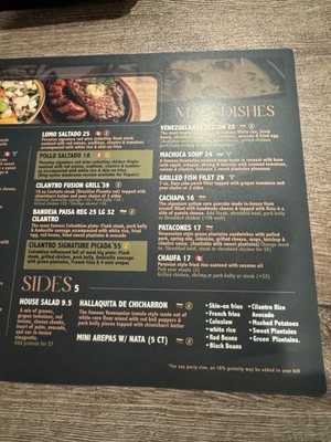 Menu photo 2 Cilantro Latin Fusion Columbus, OH