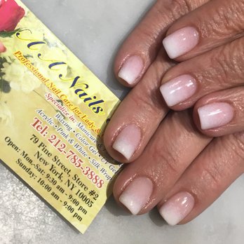 AA Nails Spa - Ombré French - Day Spas Near Me - New York, New York